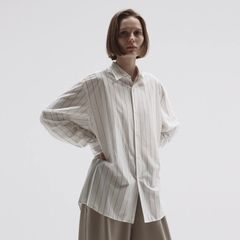 【残りわずか】46G Atmosphere Stripe Shirt