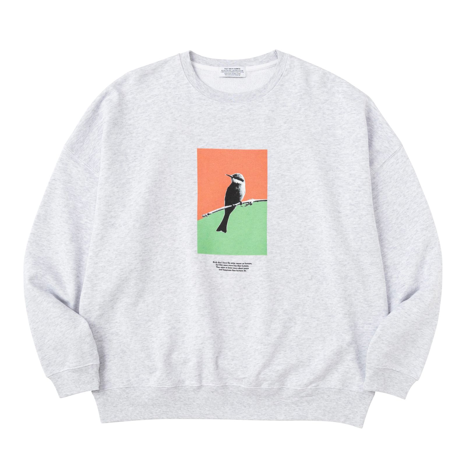 【残り一点】Bird Inkjet Oversized Sweat