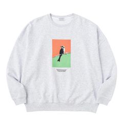 【残り一点】Bird Inkjet Oversized Sweat
