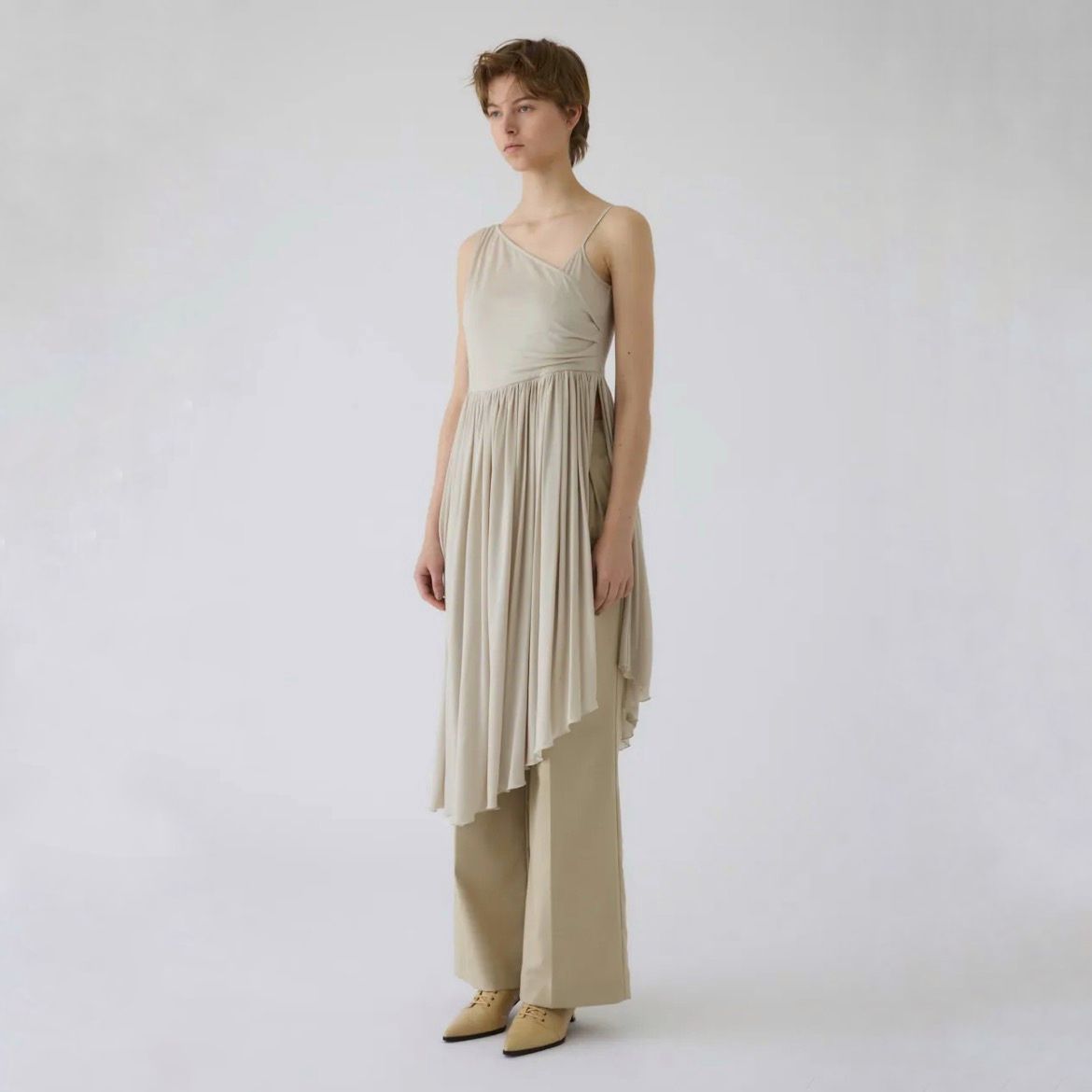 【残り一点】Drape Thin Gather Cami