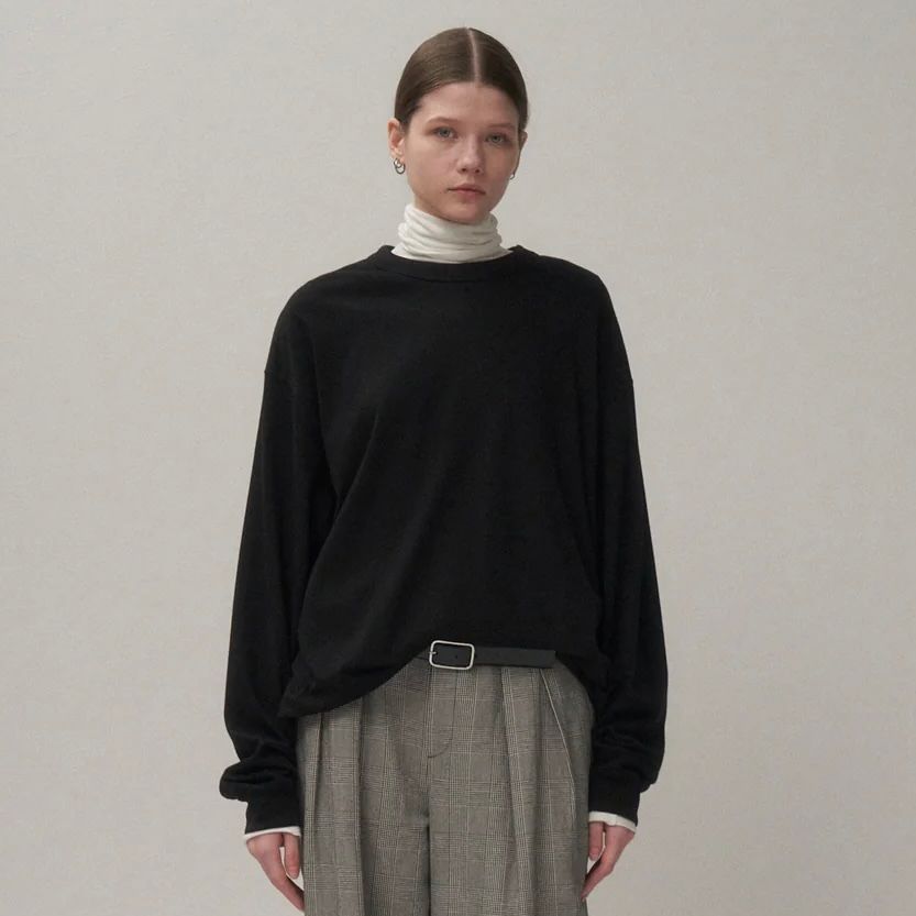 【残り一点】Suvin Double Jersey Crewneck Pullover