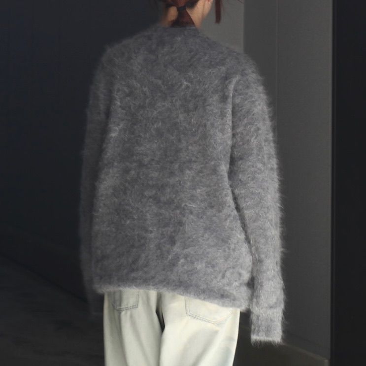 【残り一点】Cashmere Shaggy Knit V Neck Cardigan
