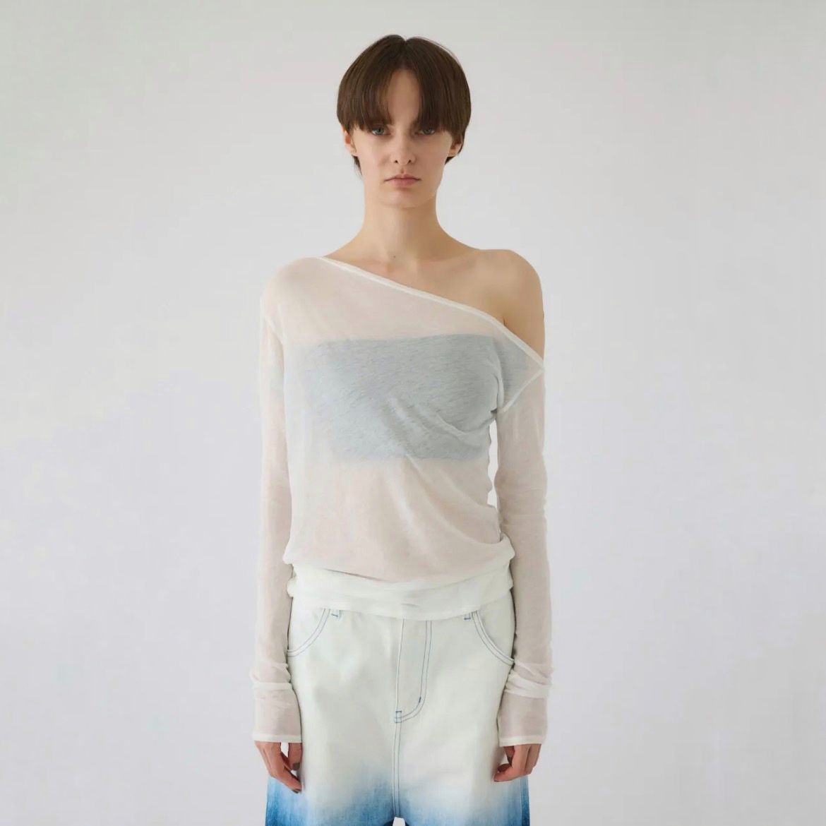 お得なセール情報 - RIM.ARK 【残り一点】Asymmetry STORE ONLINE ACRMTSM | Tops Cut トップス