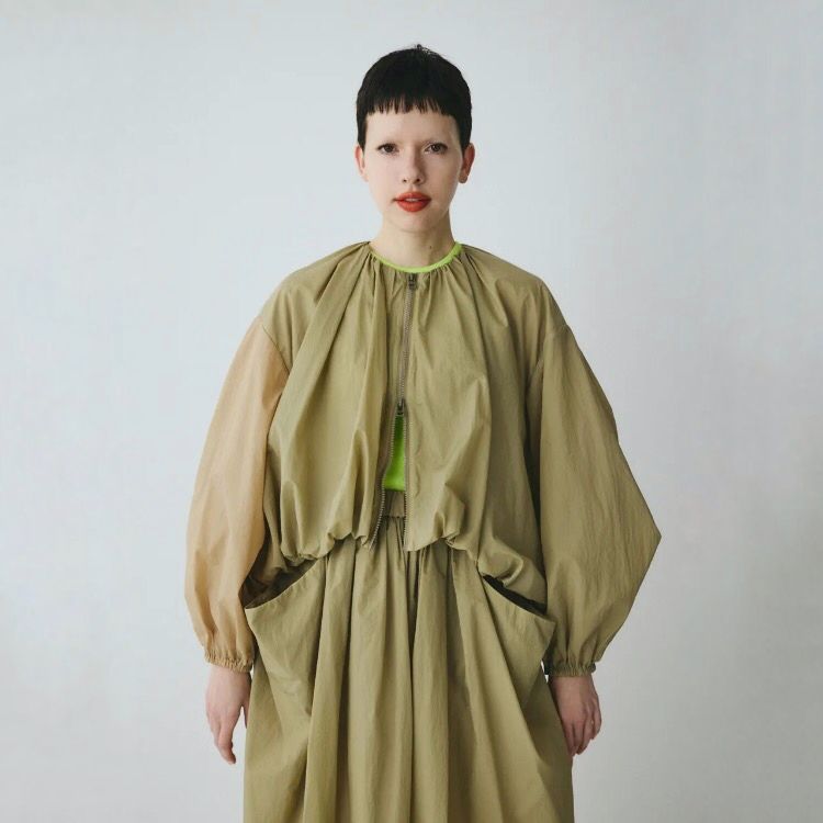 【残り一点】Balloon Hem Nylon Blouson