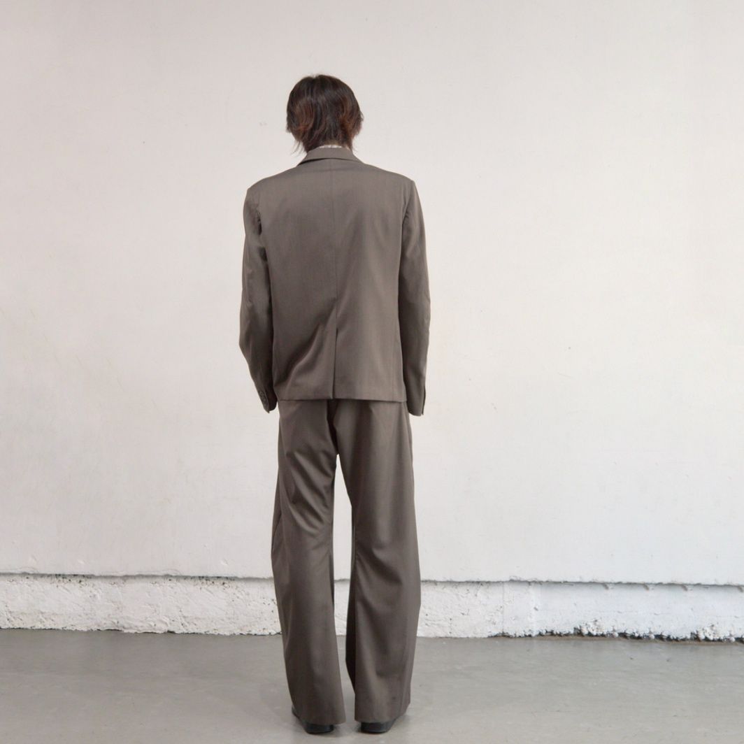 【残り一点】2Tucked Curved Leg Trousers