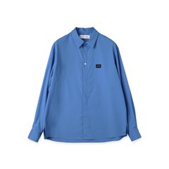 【残り一点】High Count Broadcloth Embroidery Patch Shirt