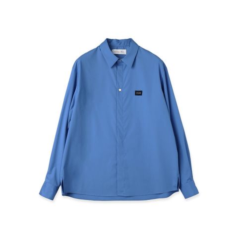 【残り一点】High Count Broadcloth Embroidery Patch Shirt