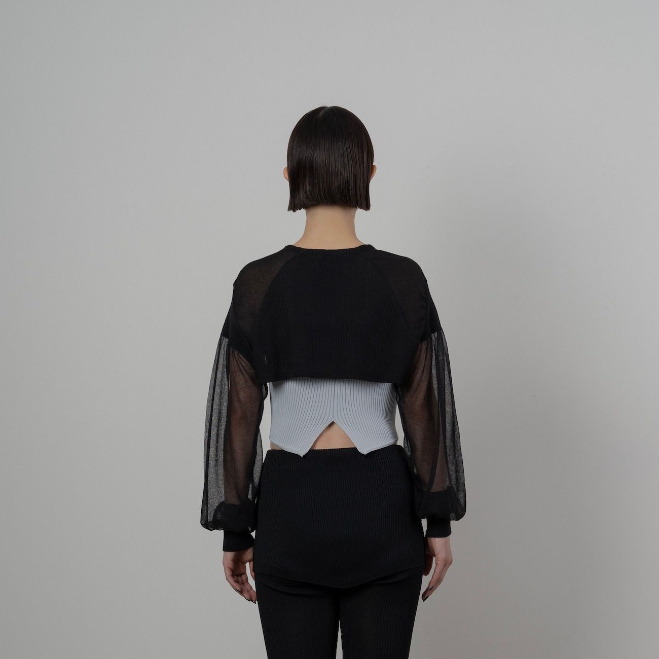 TAN - 【残り一点】Sheer Puffed Bolero | ACRMTSM ONLINE STORE