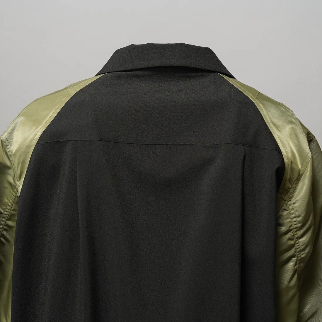 【残り一点】Layering MA-1 Docking Prime-Over Open Collar Shirt