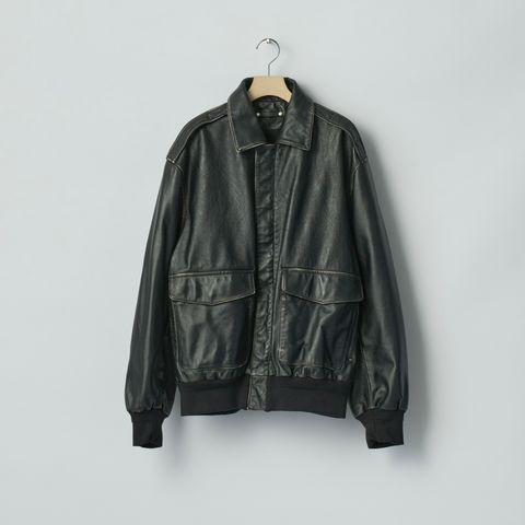 【残りわずか】Cow Leather Vintage Flight Jacket