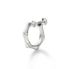 【お取り寄せ注文可能】Crockery Bamboo Earring(SILVER)