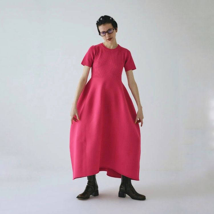【残り一点】Volume Knit Dress