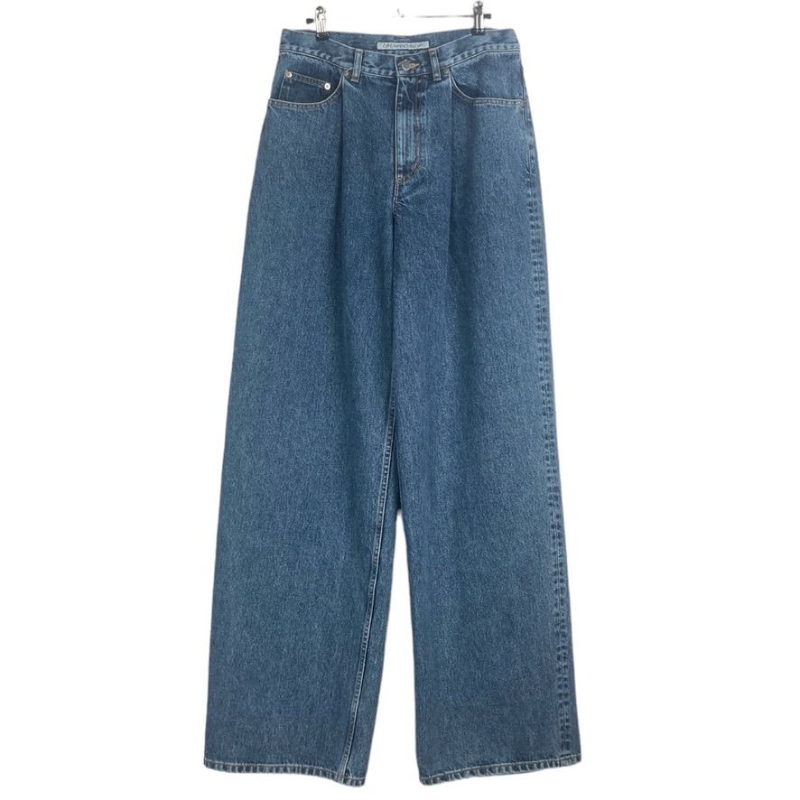 JOHNLAWRENCESULLIVAN - 【残り一点】Washed Denim Tucked Wide