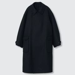 【残り一点】Wool Cashmere Double Breasted Rever Coat