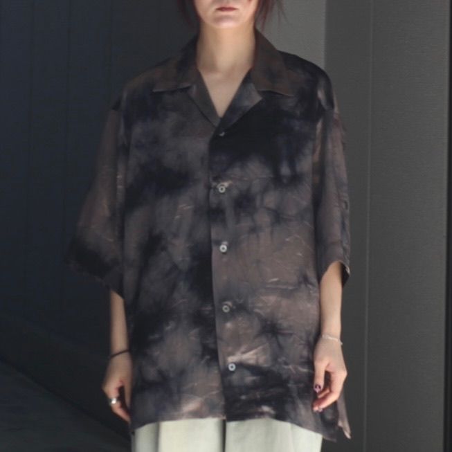UJOH - 【残り一点】Slit Sleeve Open Collar Shirt | ACRMTSM ONLINE 