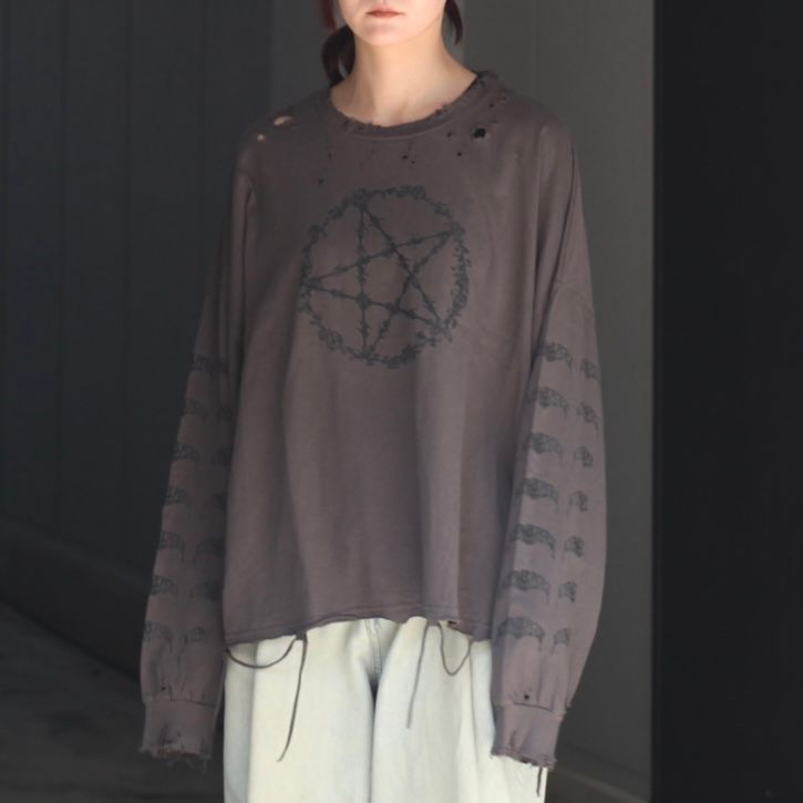 【残り一点】Wire Star Long Sleeve T-Shirt