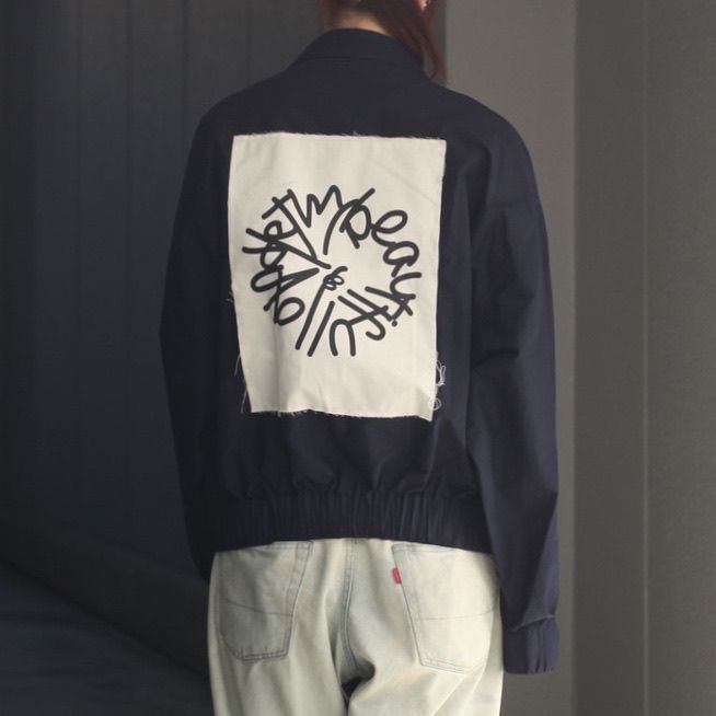 【残り一点】MBLパッチロゴジップブルゾン