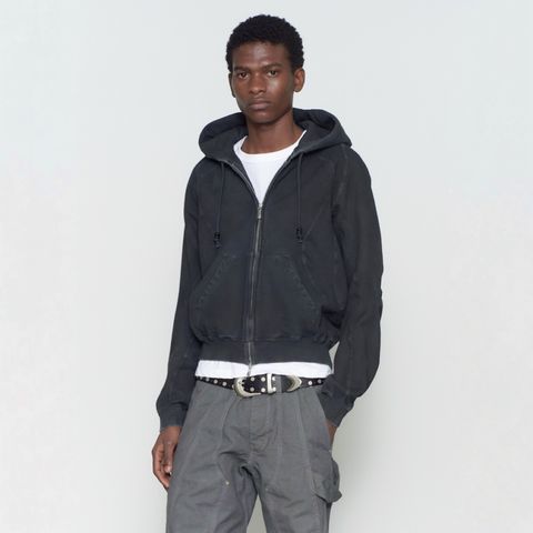 【残りわずか】Paneled Zip Up Hoodie