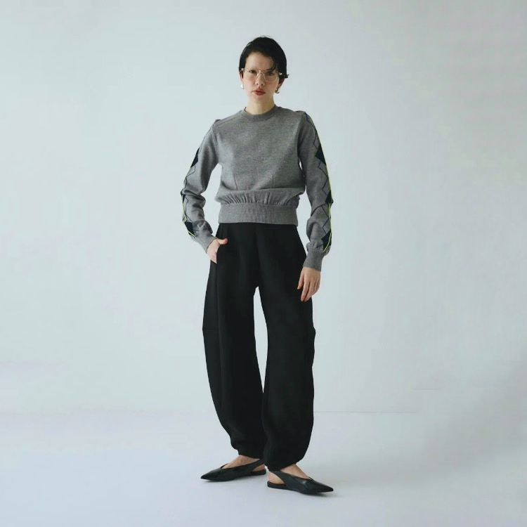 【残り一点】Neon Argyle Knit Tops