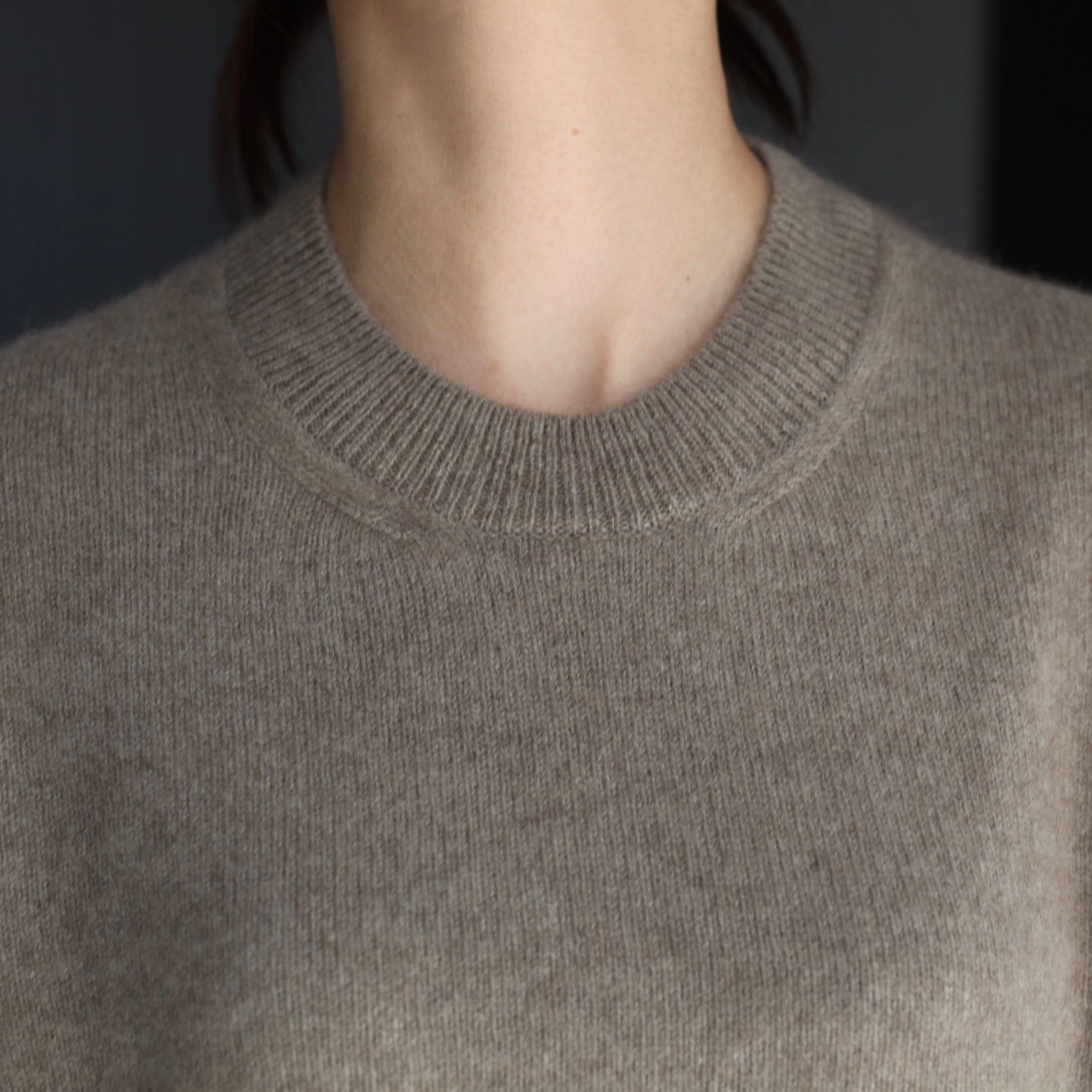 【残り一点】Cashmere Wholegarment Crewneck Sweater