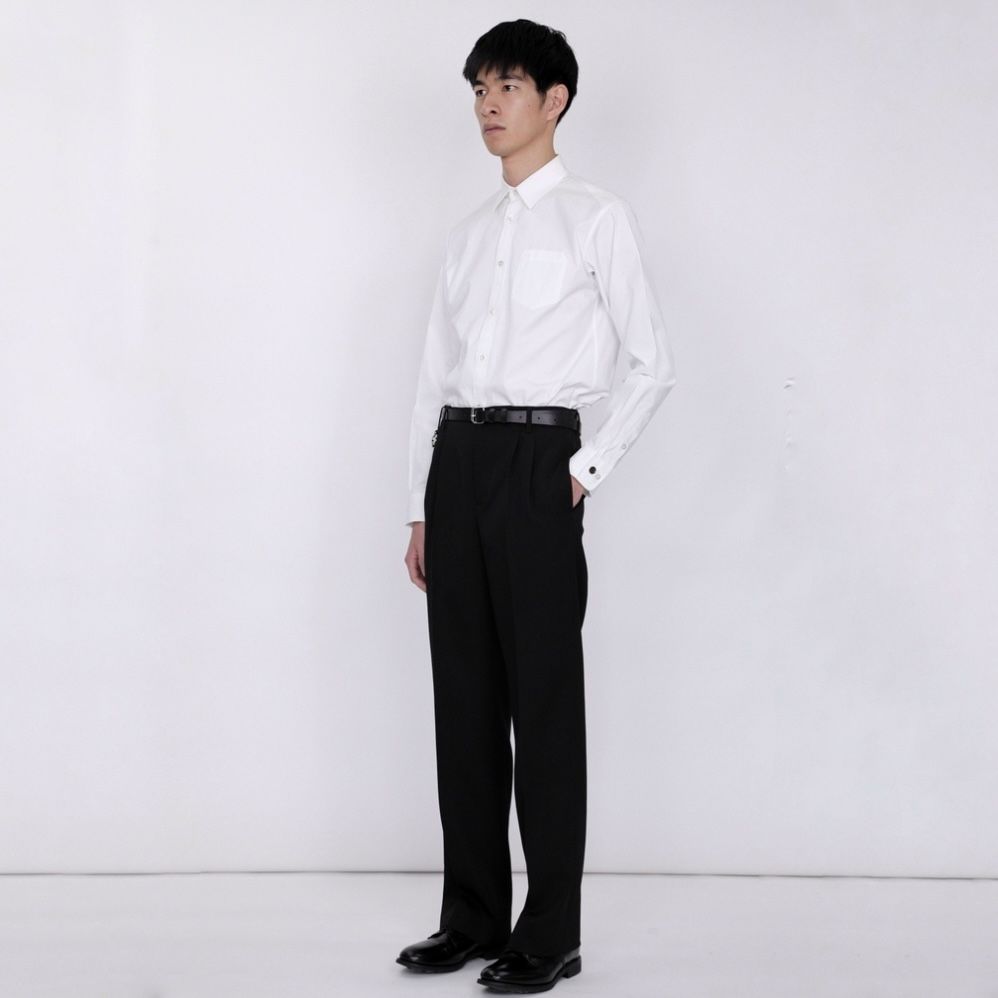 【残り一点】Wide Tailored Pants(QUINN_WOOL&NYLON)