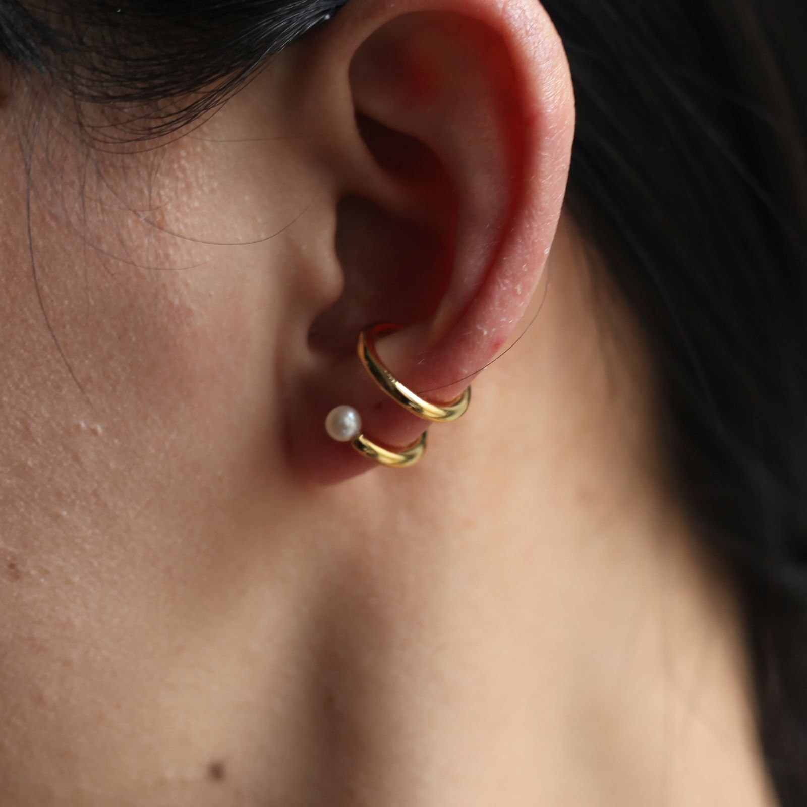 【残り一点】Separate Ways Ear Cuff 左耳用(GOLD)