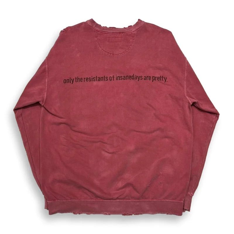 MINUS Bootleg Crew Sweat スウェット サイズ2 MINUS - 【残り一点】Bootleg Crew Sweat(DAMAGED) | ACRMTSM