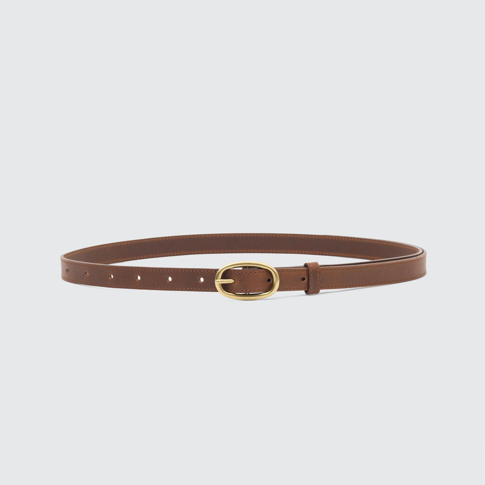 【残りわずか】Oval Leather Belt