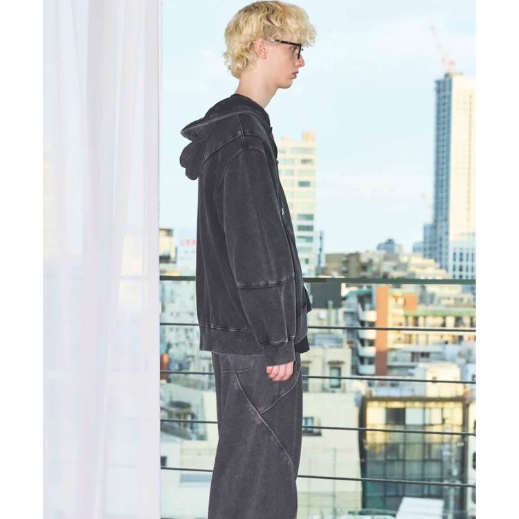 【残り一点】Piping Pigment Dye Zip Parka