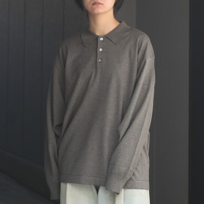 crepuscule - 【残りわずか】L/S Knit Polo | ACRMTSM ONLINE STORE