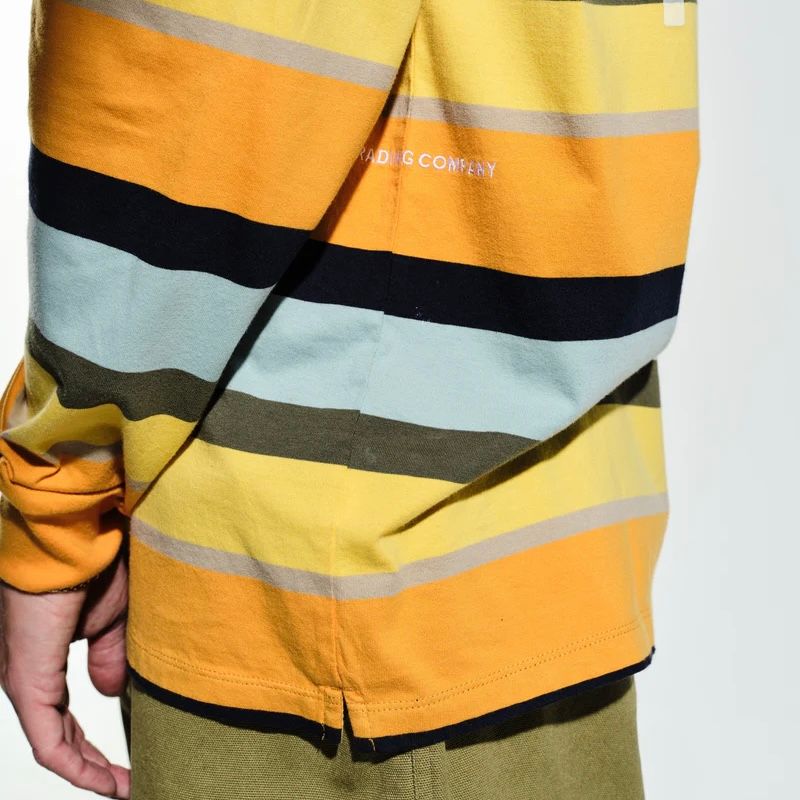 【残り一点】Striped Logo Longsleeve T-shirt