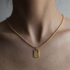 【お取り寄せ注文可能】Unisex Dog Tag Necklace