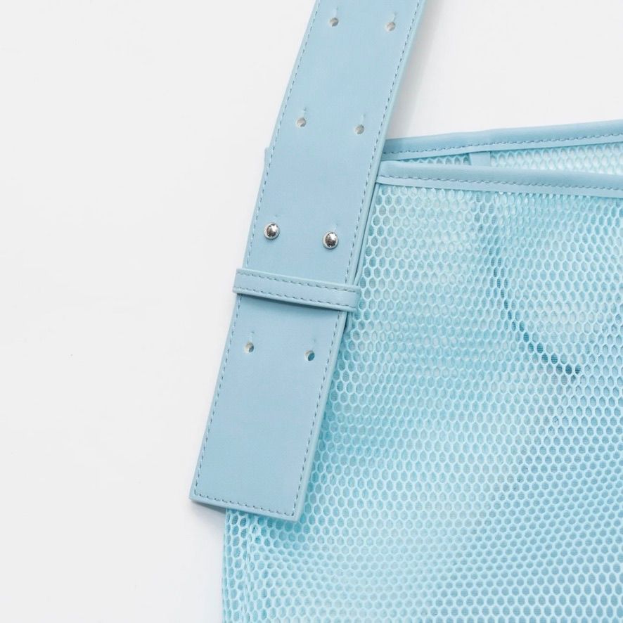 【残り一点】スクエアメッシュトートバッグ