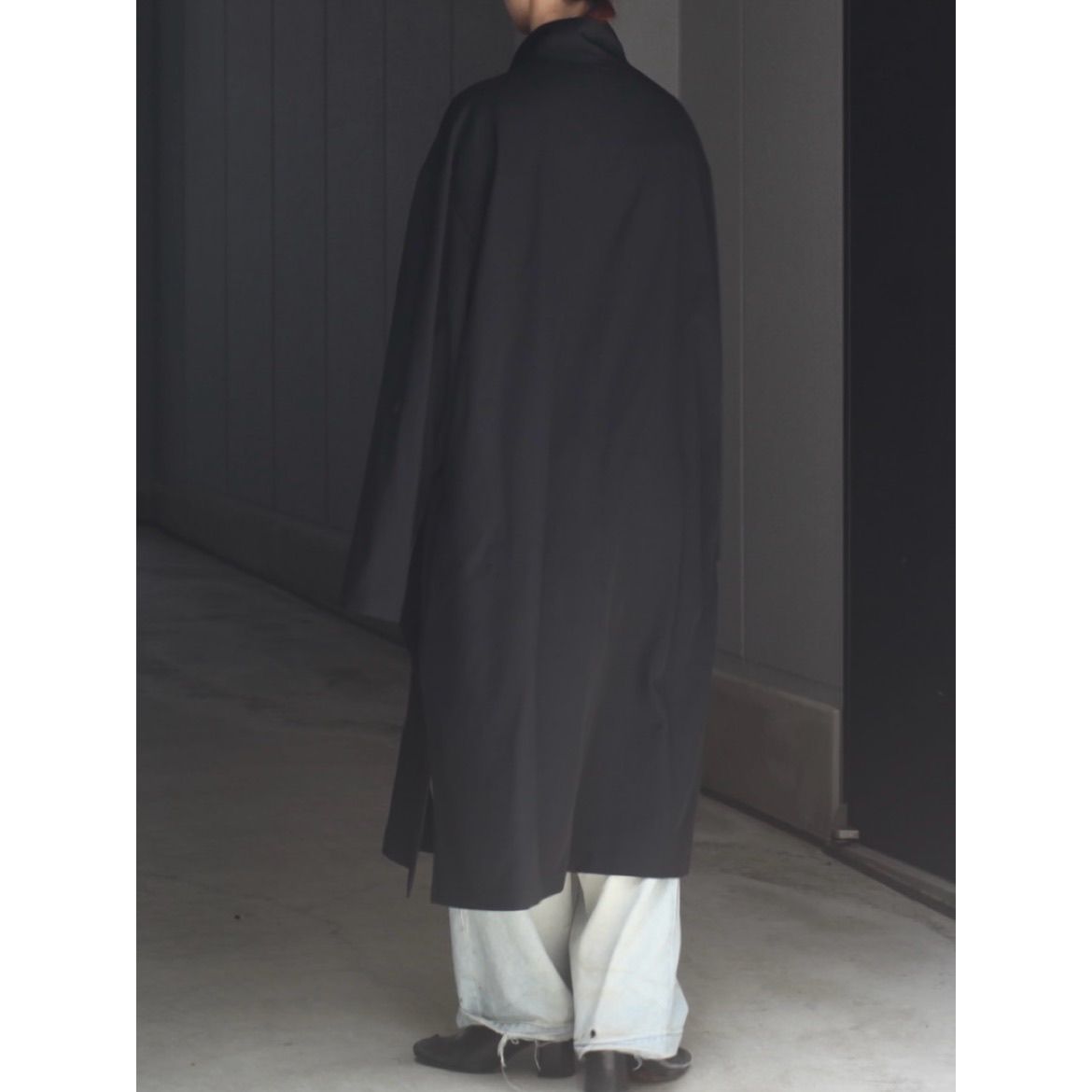 【美品】ウールギャバZIPブラウス　シャツコート　YohjiYamamoto Yohji Yamamoto - 【残り一点】シワギャバシャツコート