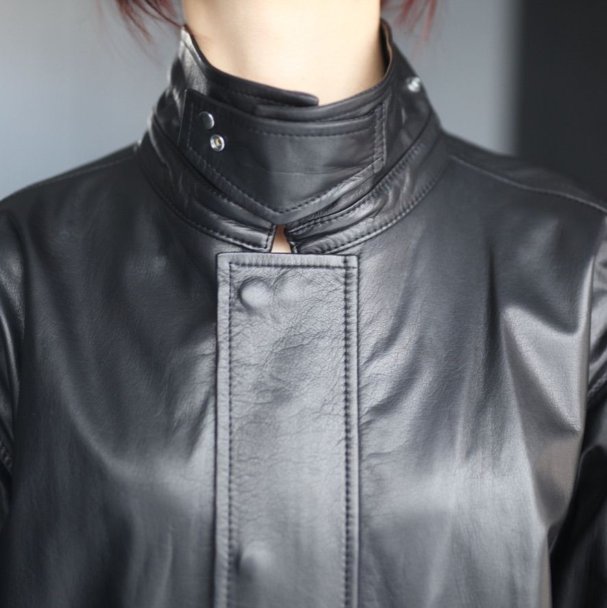 BASICKS - 【残り一点】Cow Leather Car Coat | ACRMTSM ONLINE STORE