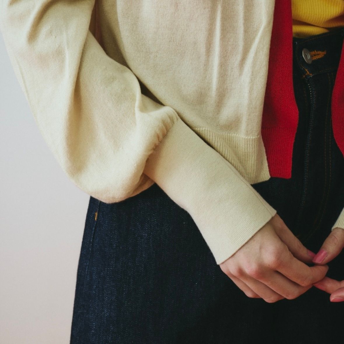 【残り一点】Layered Knit Cardigan