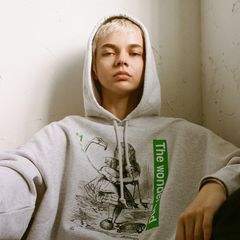 【残り一点】Oversized Print Hoodie