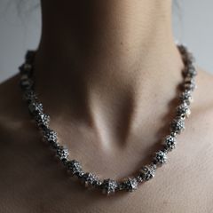 【お取り寄せ注文可能】Flower Element Choker(SILVER)