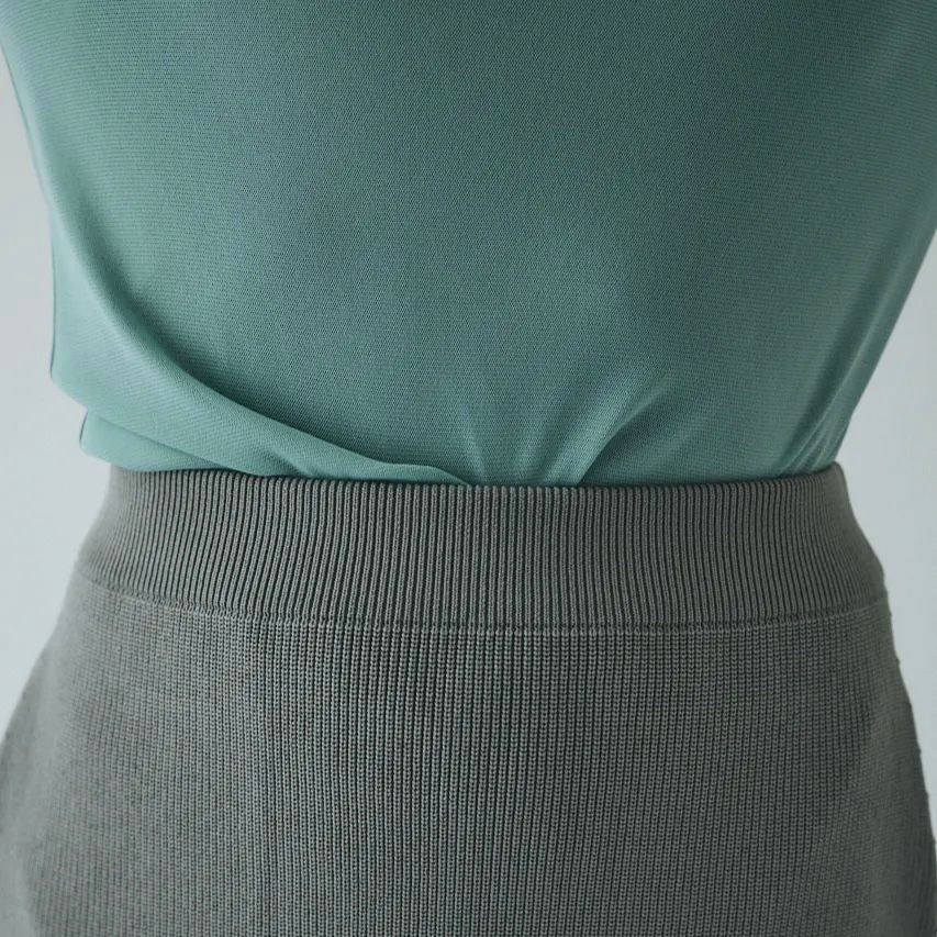 【残り一点】Pleated Hem Knit Skirt