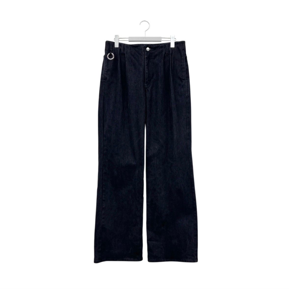 【残り一点】Flocked Denim Wide Tailored Pants