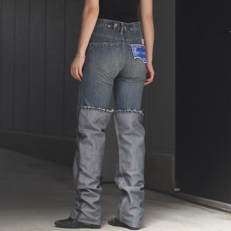 DAIRIKU - 【残り一点】Super Long Lame Denim Pants | ACRMTSM ONLINE 