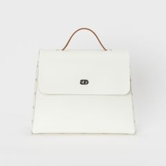 【残り一点】Assemble Hand Bag Flap_L(WHITE)