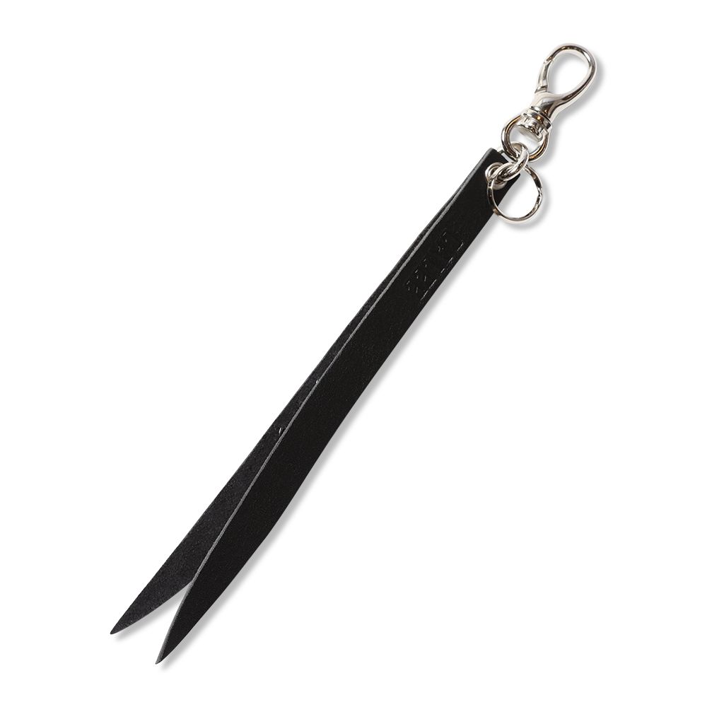 【残りわずか】Round & Pyramid Studs Leather Short Key Ring