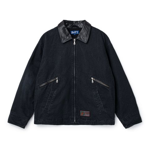【残り一点】Leather Collar Work Jacket