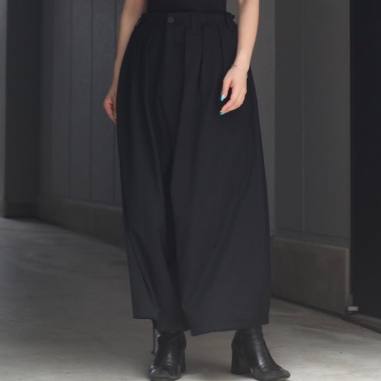 Yohji Yamamoto - 【残り一点】細バルーンパンツ(シワギャバ