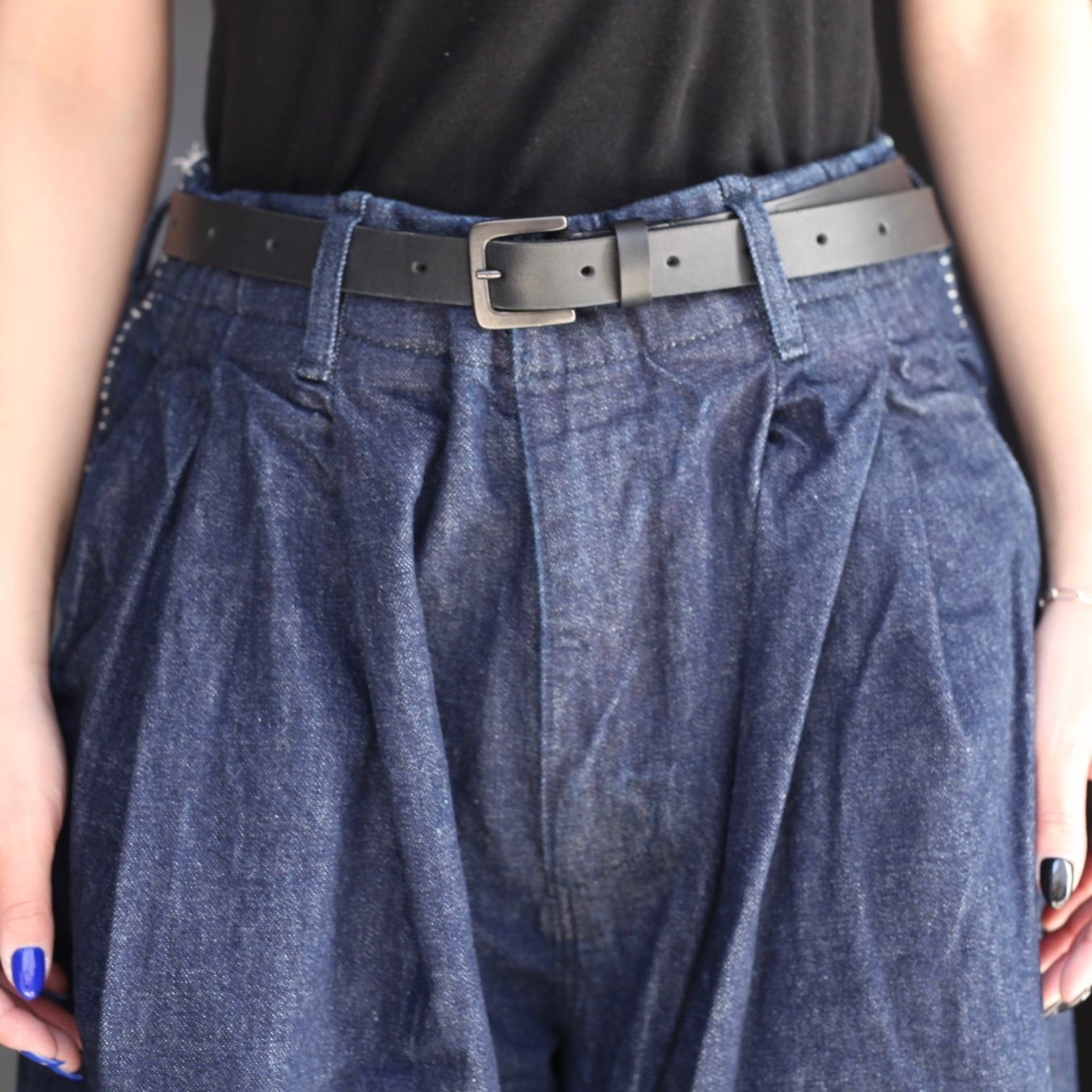 【残り一点】12.5OZワイドデニムパンツ(PRINTED_ONE WASH)