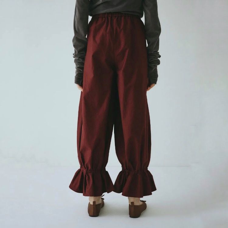 【残り一点】Frill Hem Balloon Pants