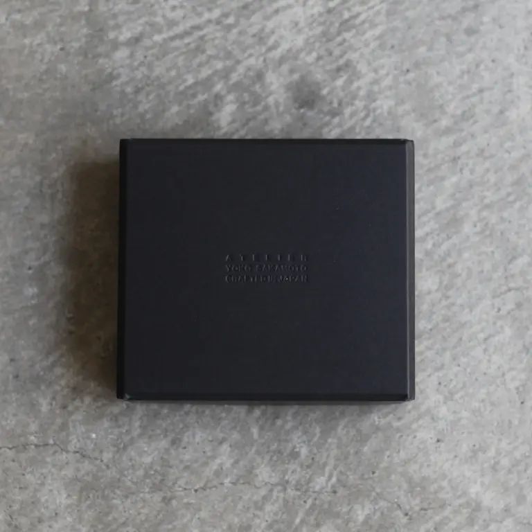 【残りわずか】Ring Belt Slim(BLACK×SILVER)