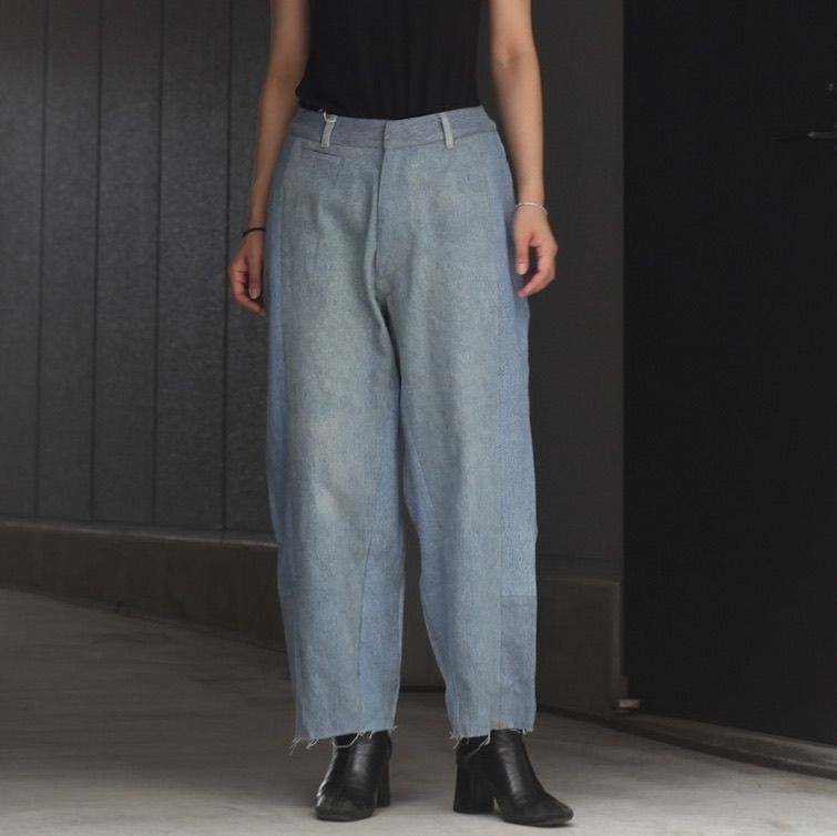 【残り一点】Reconstructed Super Baggy Slacks Denim_1(S)