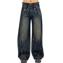 【残り一点】Gradient Tie Dye Denim Trousers